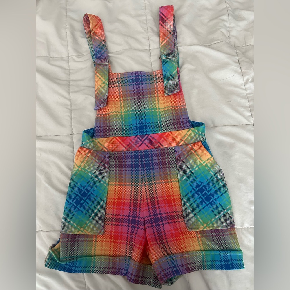 Blackmilk Rainbow Shortalls